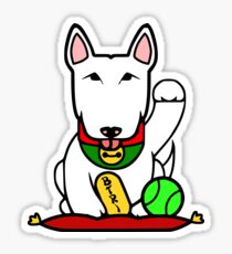 Maneki-Buruteria - Lucky Bull Terrier Sticker