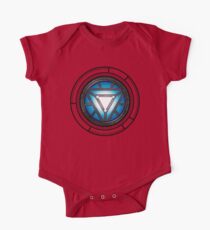 The Arc Reactor Short Sleeve Baby One-Piece