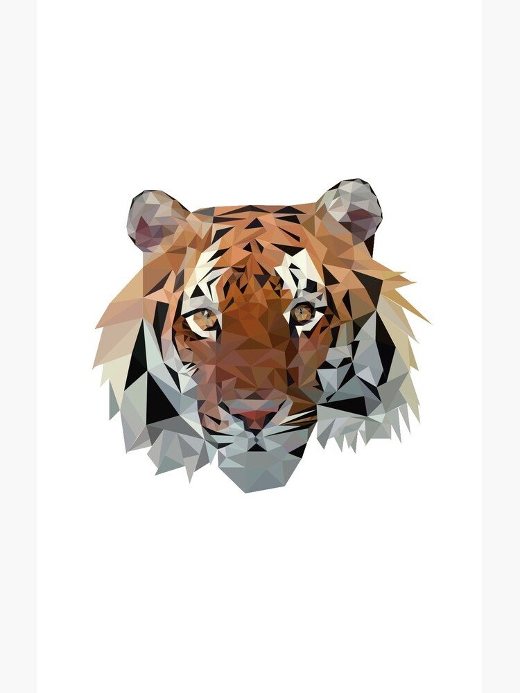 Geometric Tiger by Reddmatter