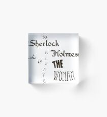 Irene Adler Acrylic Block
