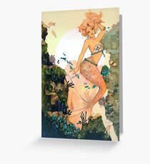 Rose Mermaid Greeting Card