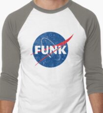 Space Funk - Distressed Men's Baseball Âľ T-Shirt