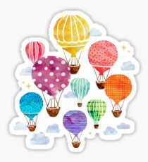 Hot Air Balloon Sticker