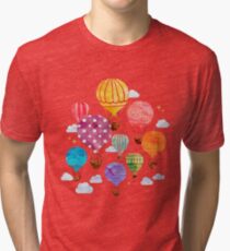 Hot Air Balloon Tri-blend T-Shirt