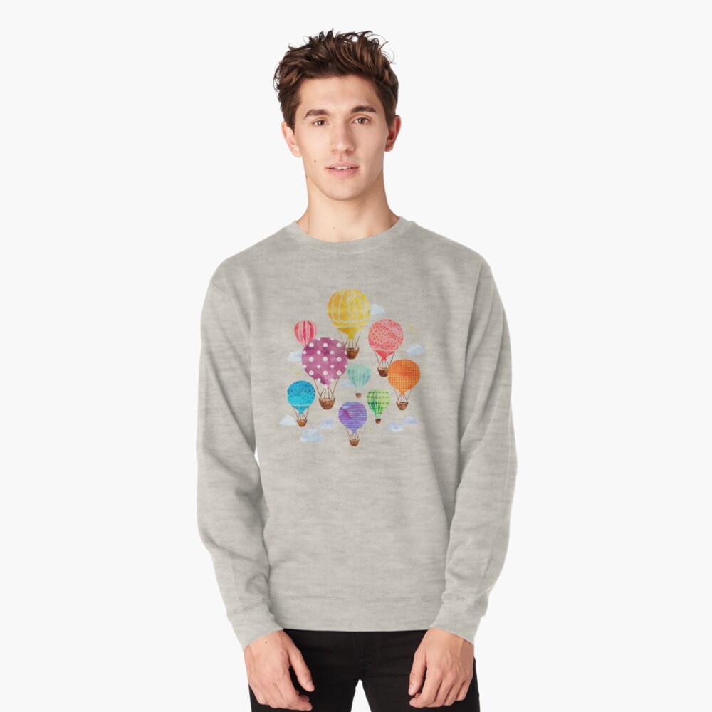 Hot Air Balloon Pullover Sweatshirt