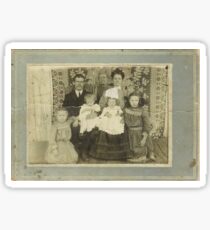 "Family Retro"... prints and products Sticker