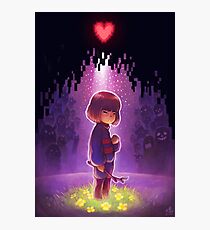 Frisk Undertale Photographic Print