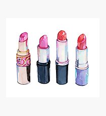 Lipsticks Photographic Print