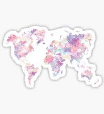 Watercolor Earth Sticker