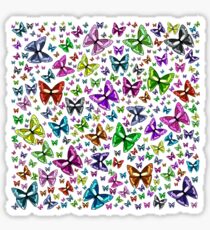 Rainbow butterflies Sticker
