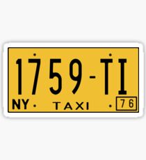 Taxi Driver Sticker