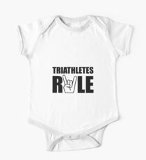 Triathletes Rule One Piece - Short Sleeve