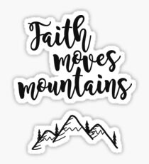 Faith Quote Sticker