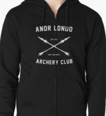 ANOR LONDO - ARCHERY CLUB Zipped Hoodie
