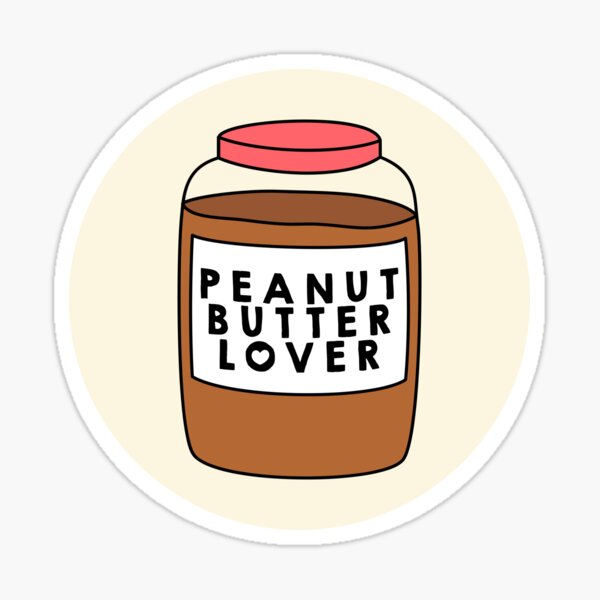 Peanut Butter Lover Sticker