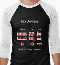 Hex Appeal Men's Baseball ¾ T-Shirt