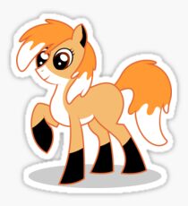 Orange MLP fox Sticker