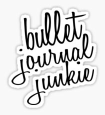 Pegatina Bullet Journal Junkie