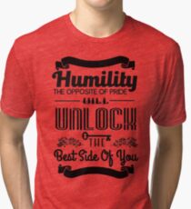Humility Vintage Typography Shirt Tri-blend T-Shirt