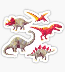 Geo-saurs Sticker