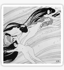 Gustav Klimt - The Blood Of Fish -Klimt Sticker