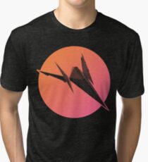 Sunset Arwing Tri-blend T-Shirt