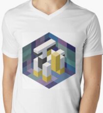 Arceus Voxel Men's V-Neck T-Shirt