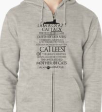I am Catleesi Zipped Hoodie