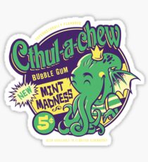 Cthulachew Sticker