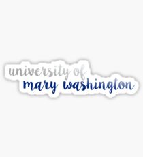 University of Mary Washington Sticker