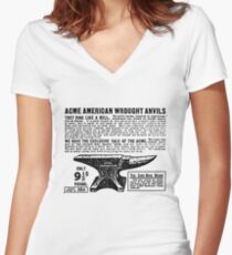 ACME - Anvils Women's Fitted V-Neck T-Shirt