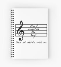 Cuaderno de espiral No modifique la clave