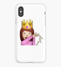 Emoji Queen Make it Rain iPhone Case
