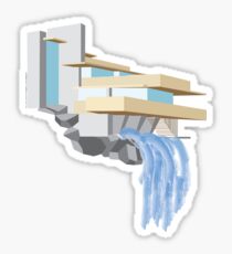 Fallingwater - Frank Lloyd Wright (1939) Sticker