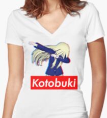 Mugi is Supreme Women's Fitted V-Neck T-Shirt