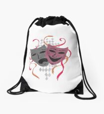 Comedy/tragedy Drawstring Bag