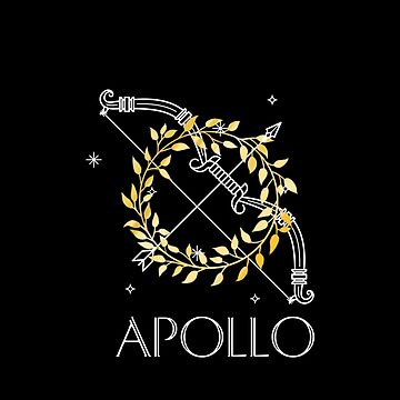 Apollo Lyre Greek Mythology Sticker Sticker for Sale by natneumann