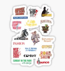 Sondheim Musicals Sticker