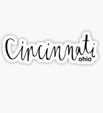cincinnati, ohio Sticker