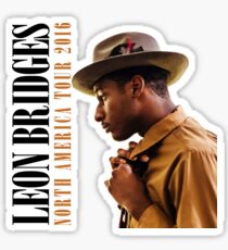 hits LEON BRIDGES COMING HOME TOUR LOGO 2016 estr Sticker