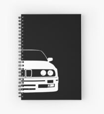 White e30 Spiral Notebook