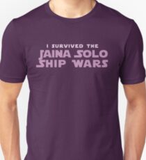 Ich habe die Jaina Solo Ship Wars überlebt Slim Fit T-Shirt