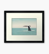 i'll cross the sea for a different world... Framed Print