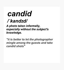 candid Photographic Print