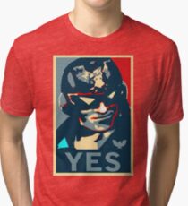 Captain Falcon (YES Meme) Tri-blend T-Shirt