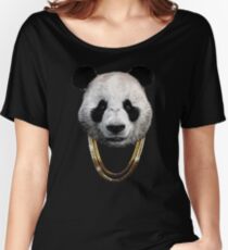 Panda_Large Women's Relaxed Fit T-Shirt