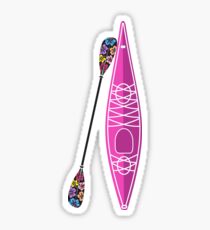Kayak Girl Sticker