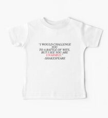 Shakespeare-Battle of Wits Baby Tee