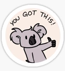 Motivational Koala Sticker