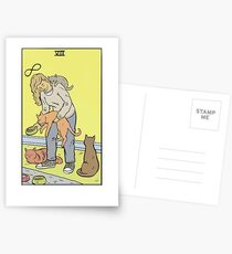 Modern Tarot - The Cat Lady Postcards